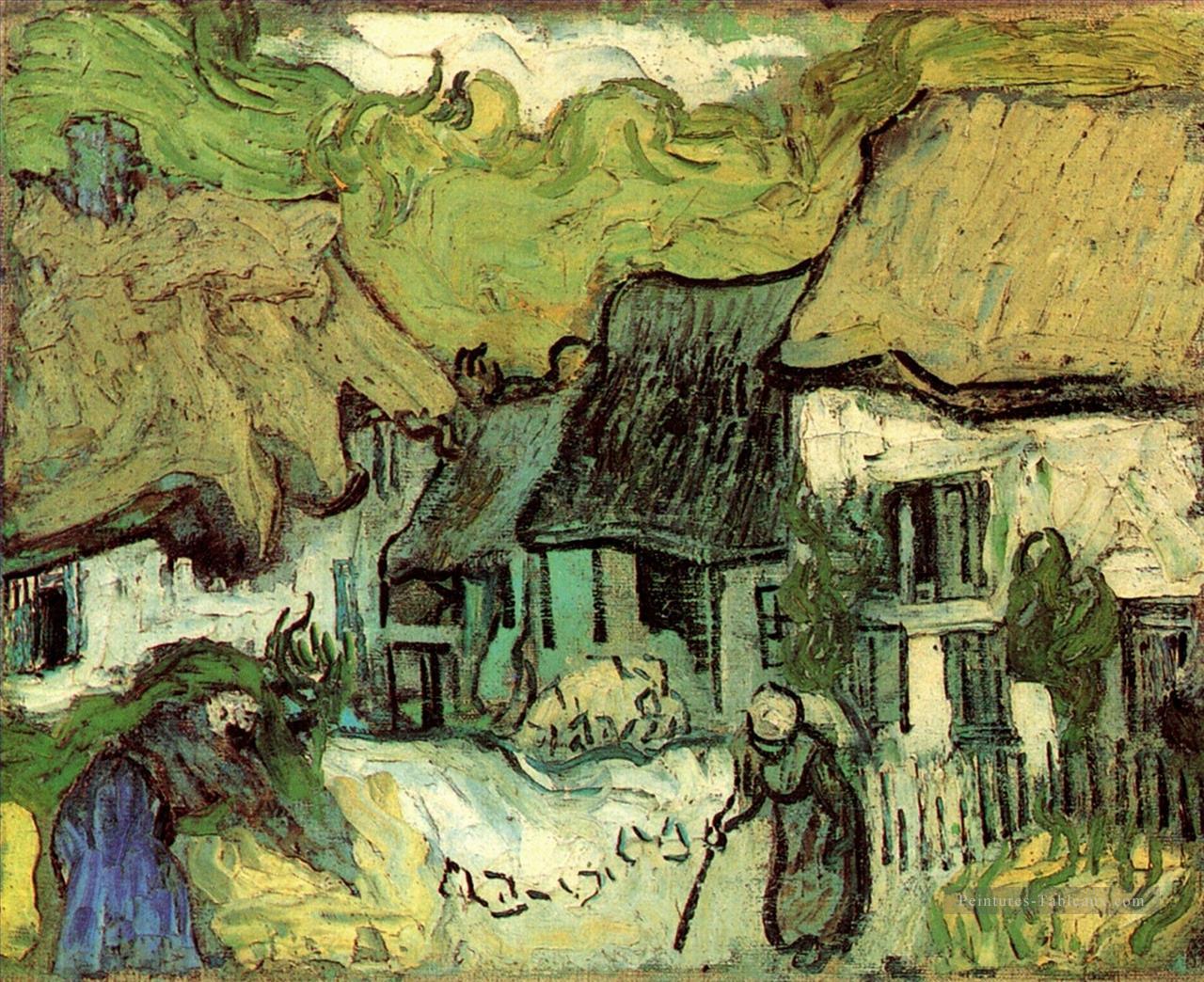 Chaumières à Jorgus Vincent van Gogh Peintures à l'huile